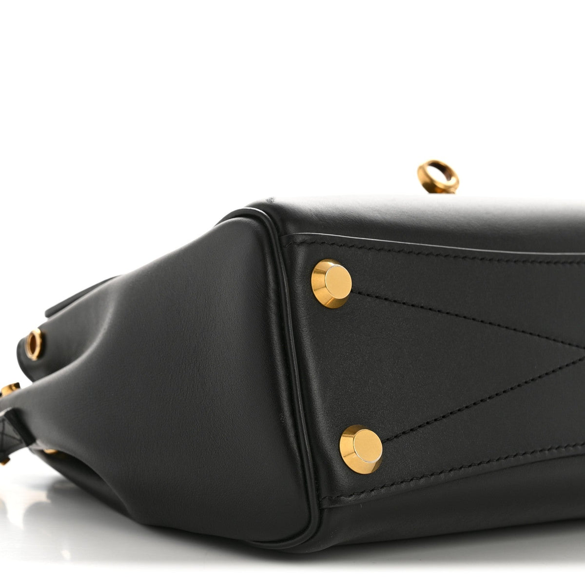 Smooth Calfskin Mini Bel Air Carry All Bag Suede Pink Black