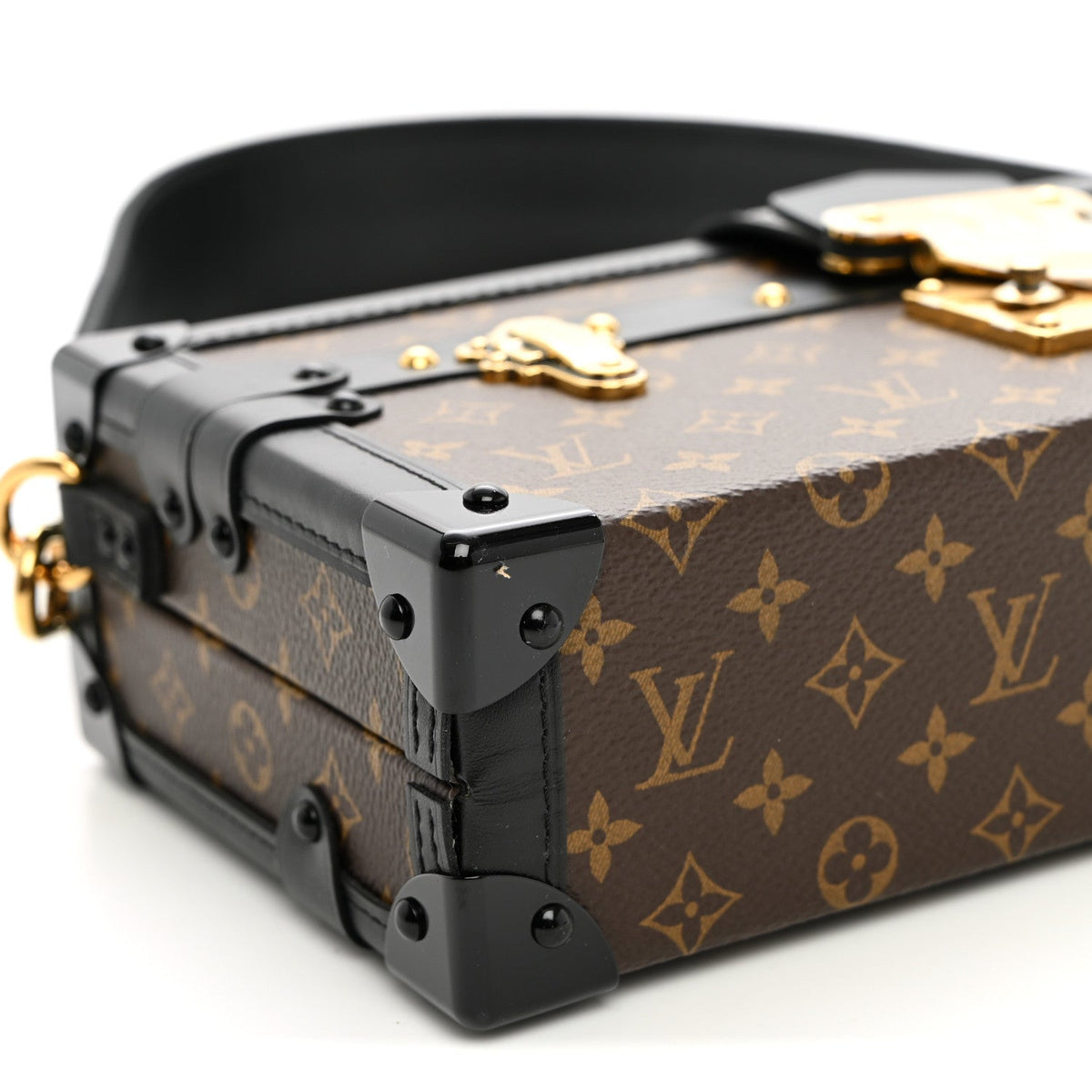 Monogram Petite Malle East West Black