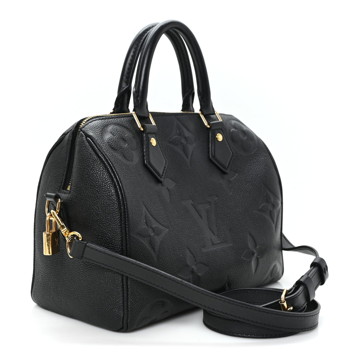 Empreinte Monogram Giant Speedy Bandouliere 25 Black