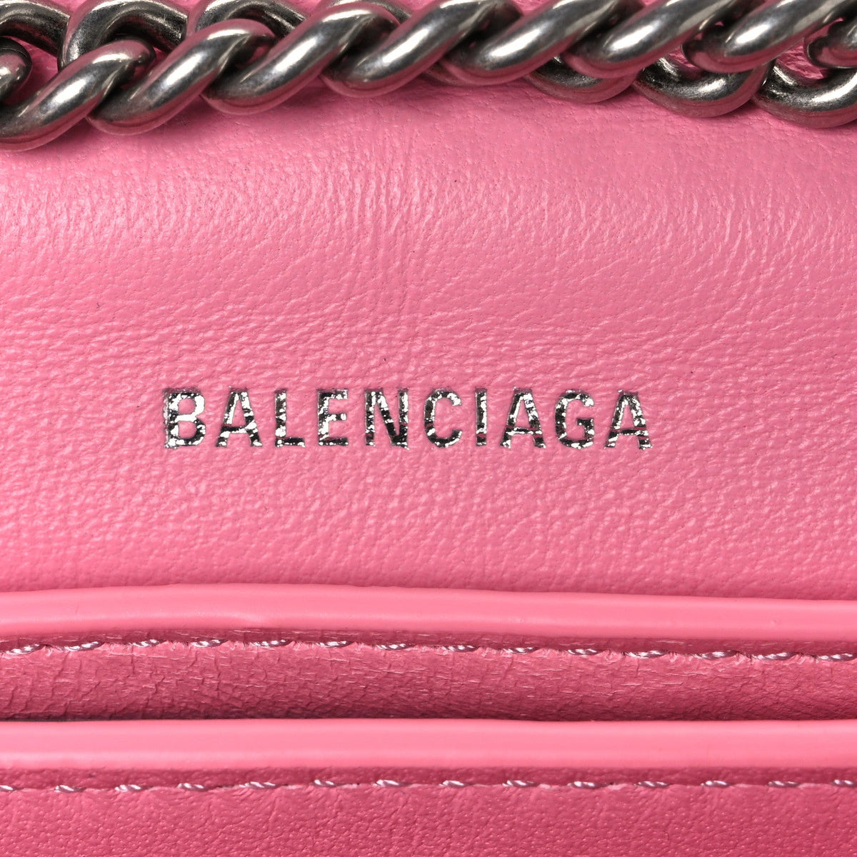 Crushed Calfskin Quilted XS Crush Chain Bag Sweet Pink