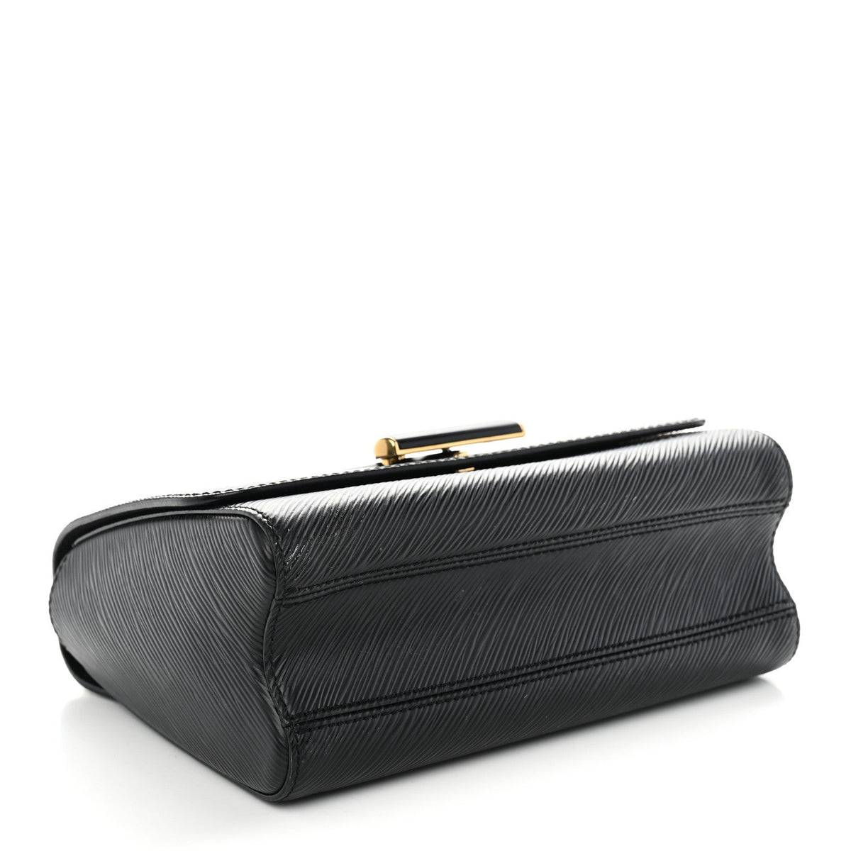 Epi Twist Shoulder Bag MM Matte Black Gold