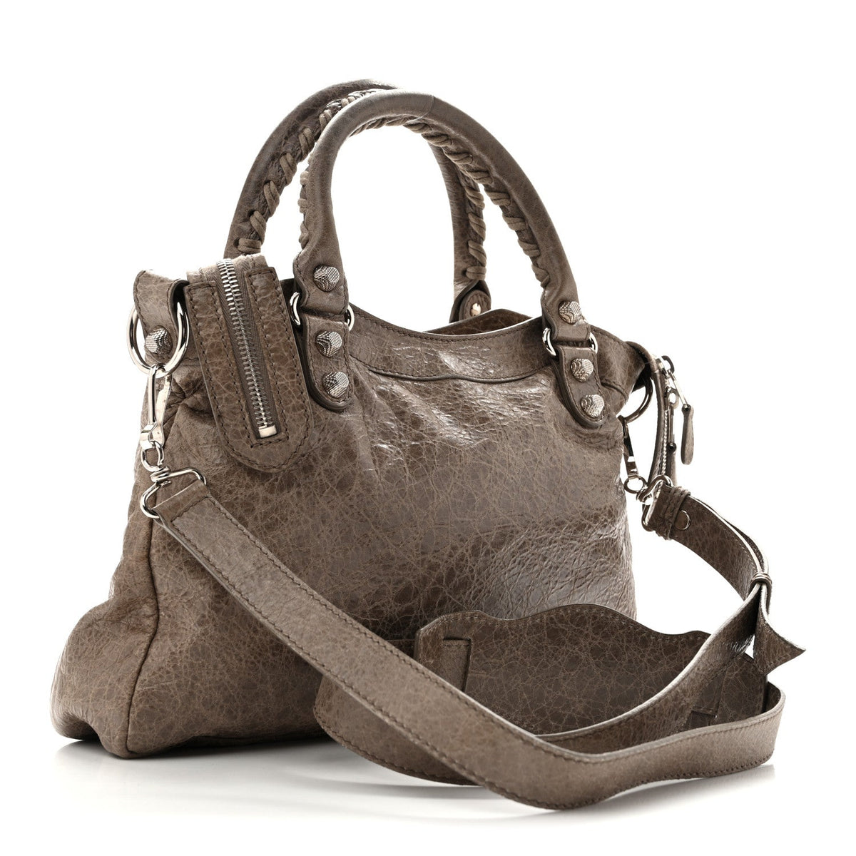 Agneau Giant 12 Silver Hardware Town Gris Poivre