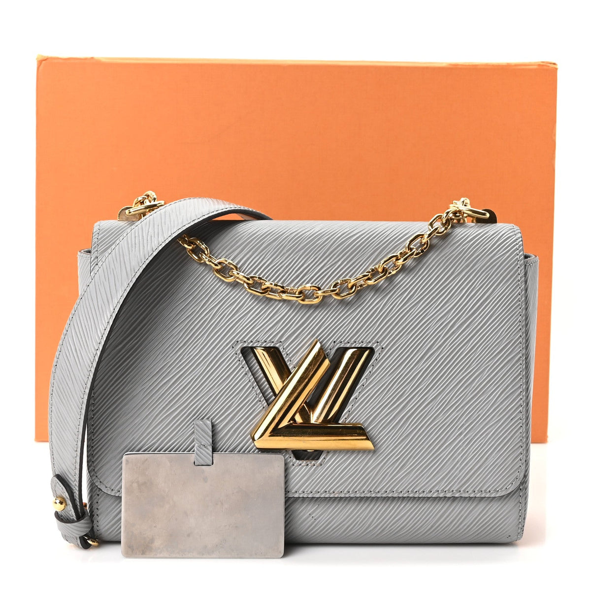 Epi Twist Shoulder Bag MM Etain