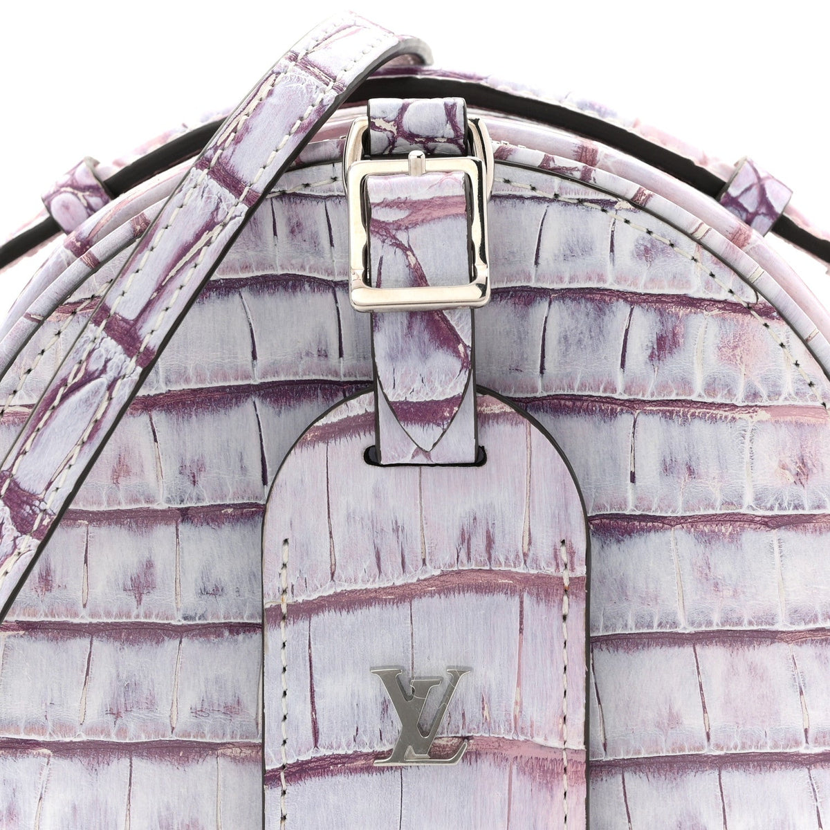 Crocodile Mini Boite Chapeau Light Purple