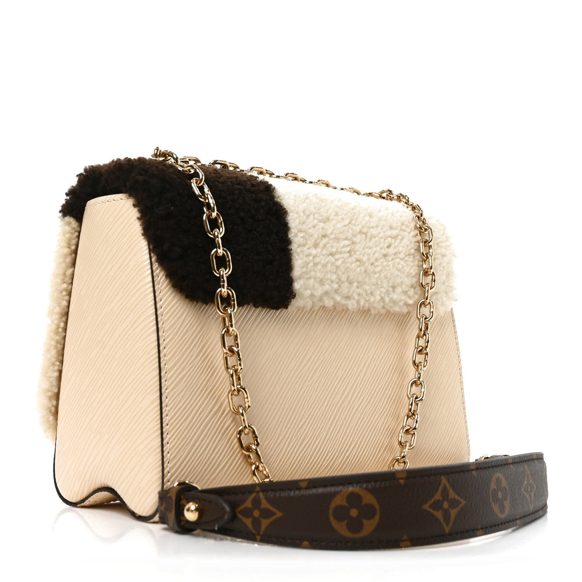 Monogram Epi Teddy Twist MM Creme