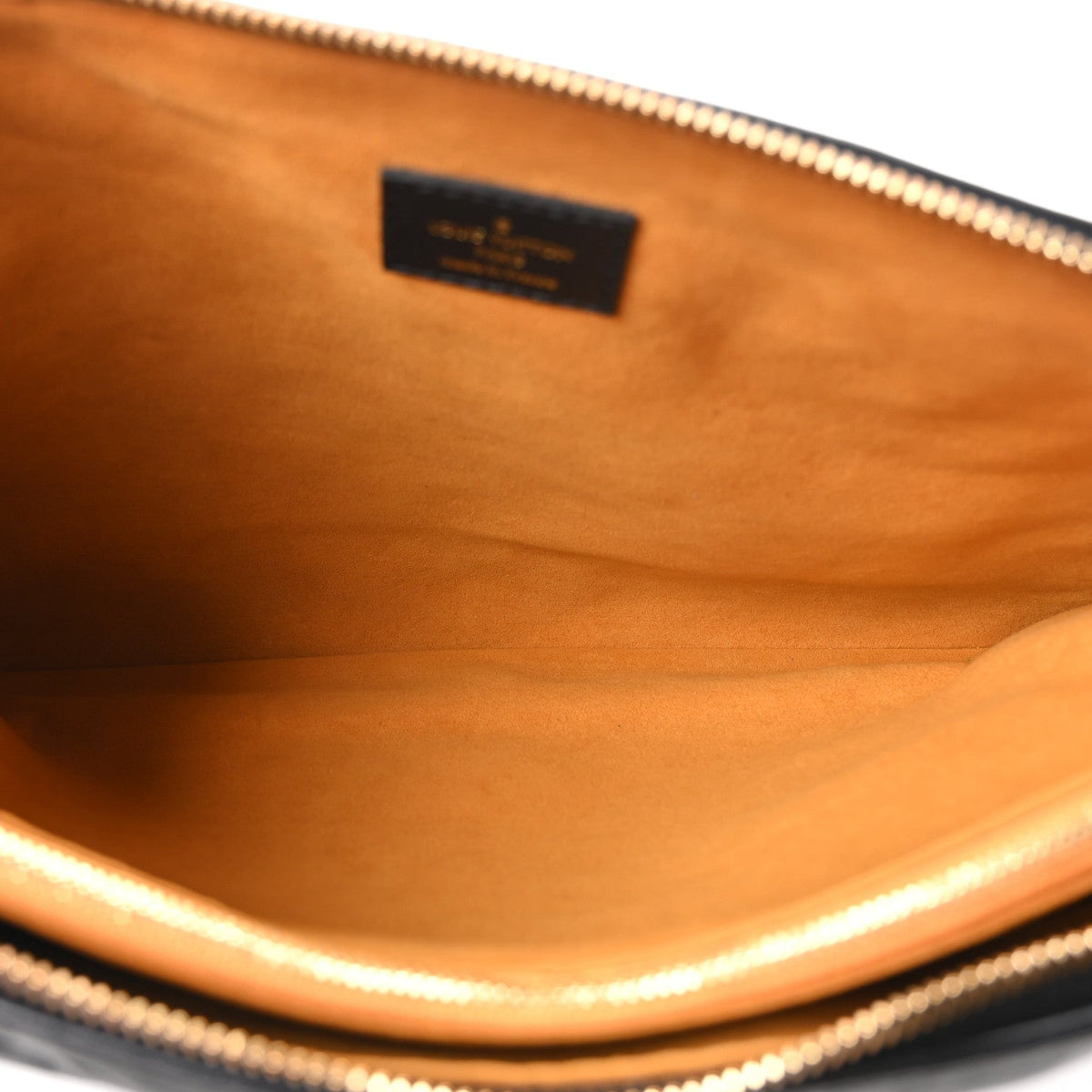 Lambskin Embossed Monogram Coussin MM Black