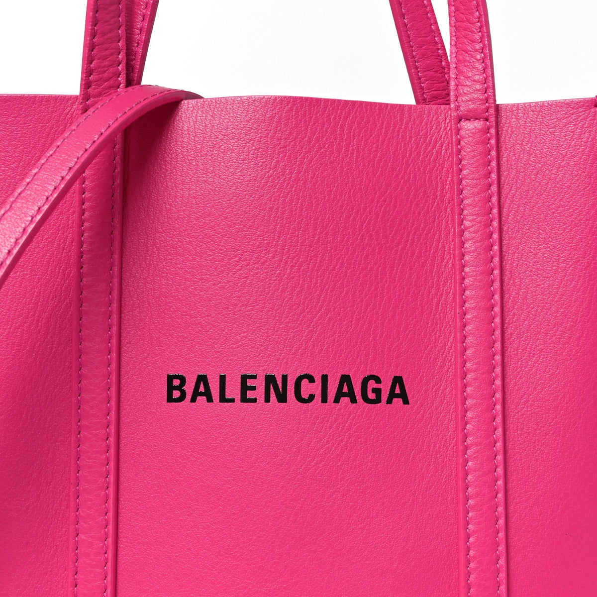 Calfskin XXS Everyday Tote Neon Pink