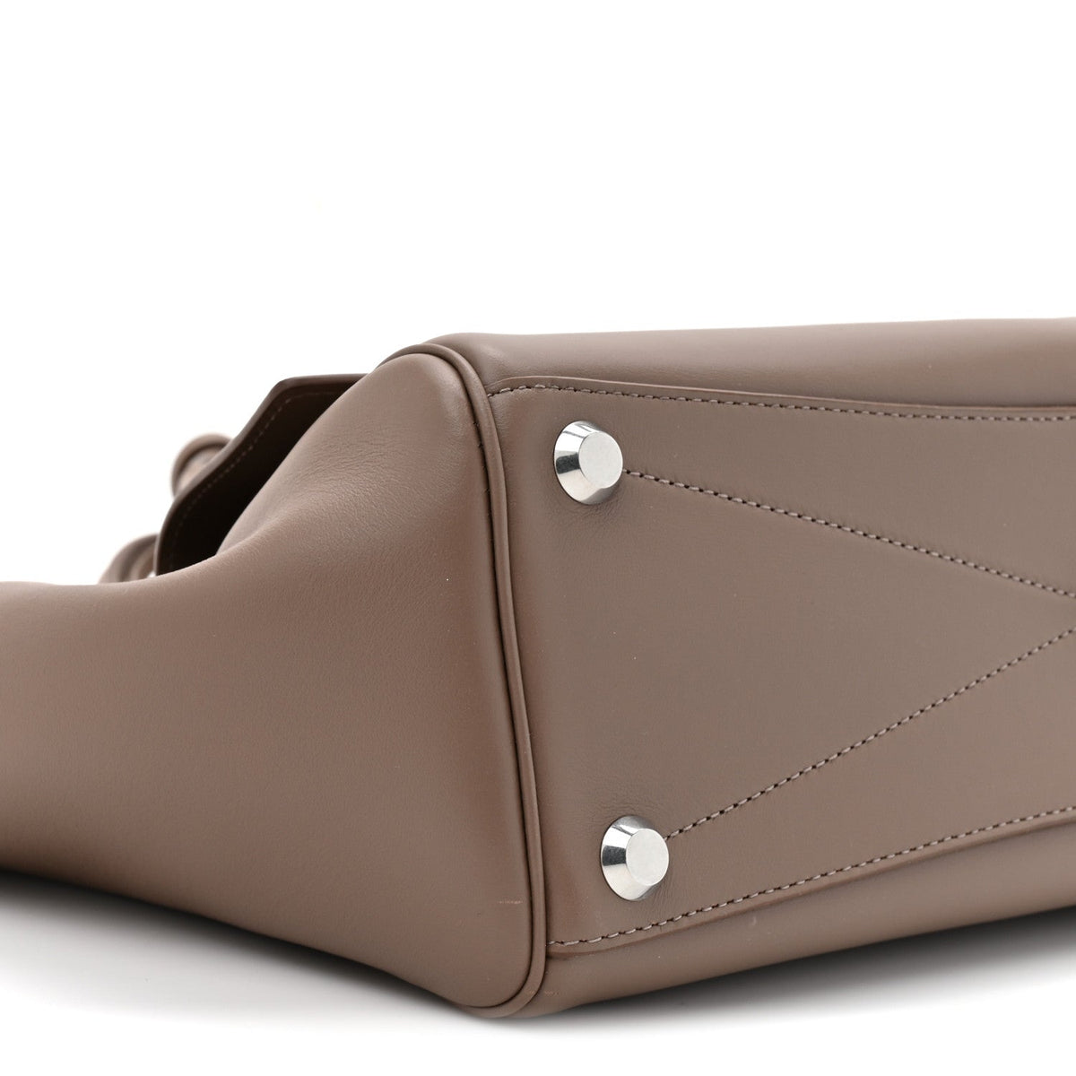 Smooth Calfskin Small Bel Air Carry All Bag Taupe