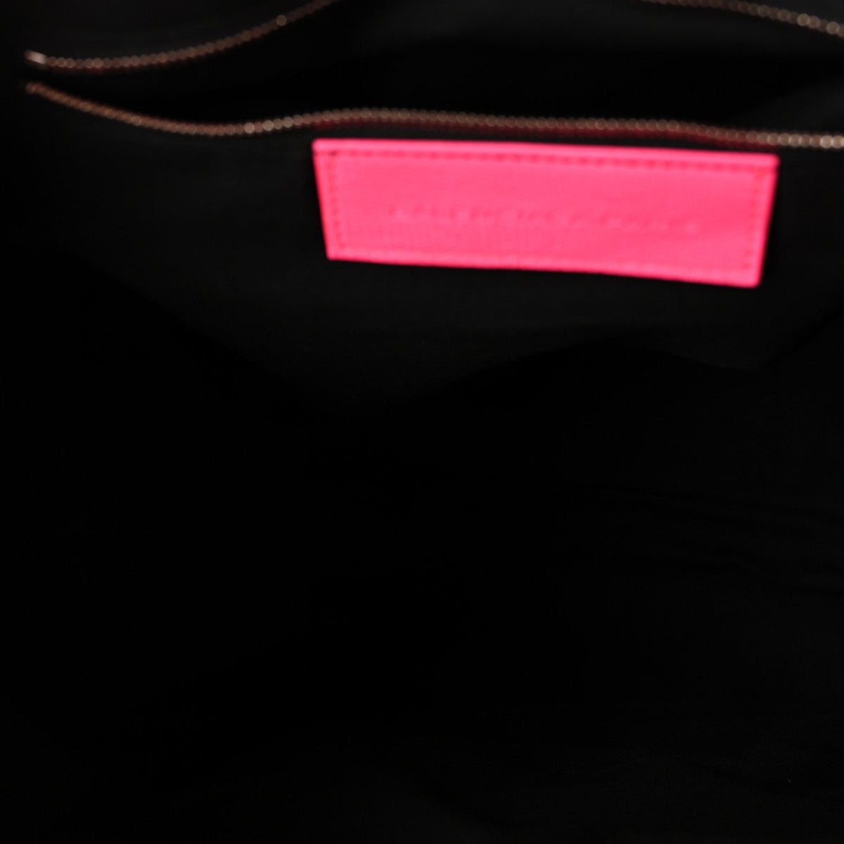 Calfskin Lizard Embossed Silver Hardware Work Rose Fluo
