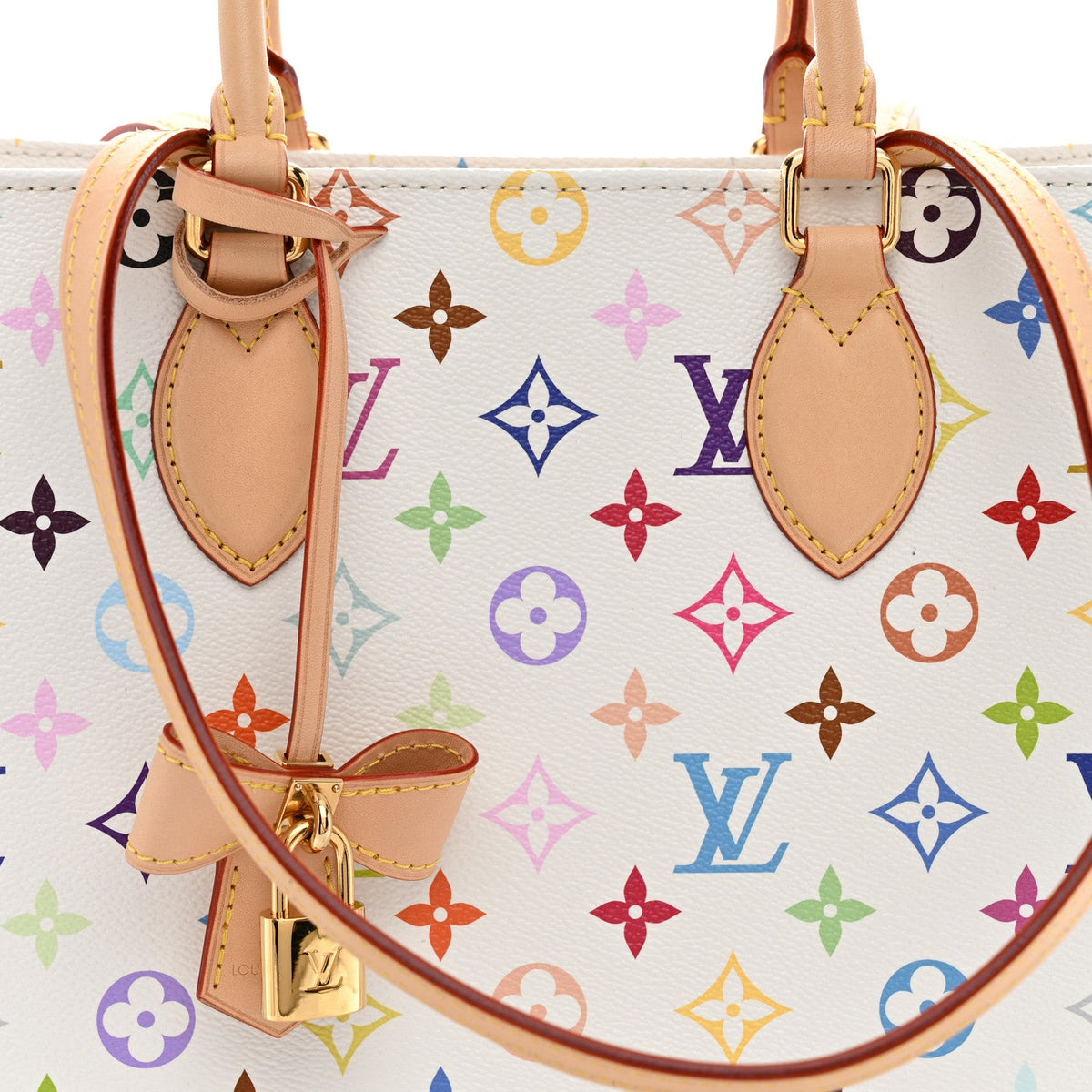 LV X TM Monogram Multicolor Onthego MM White