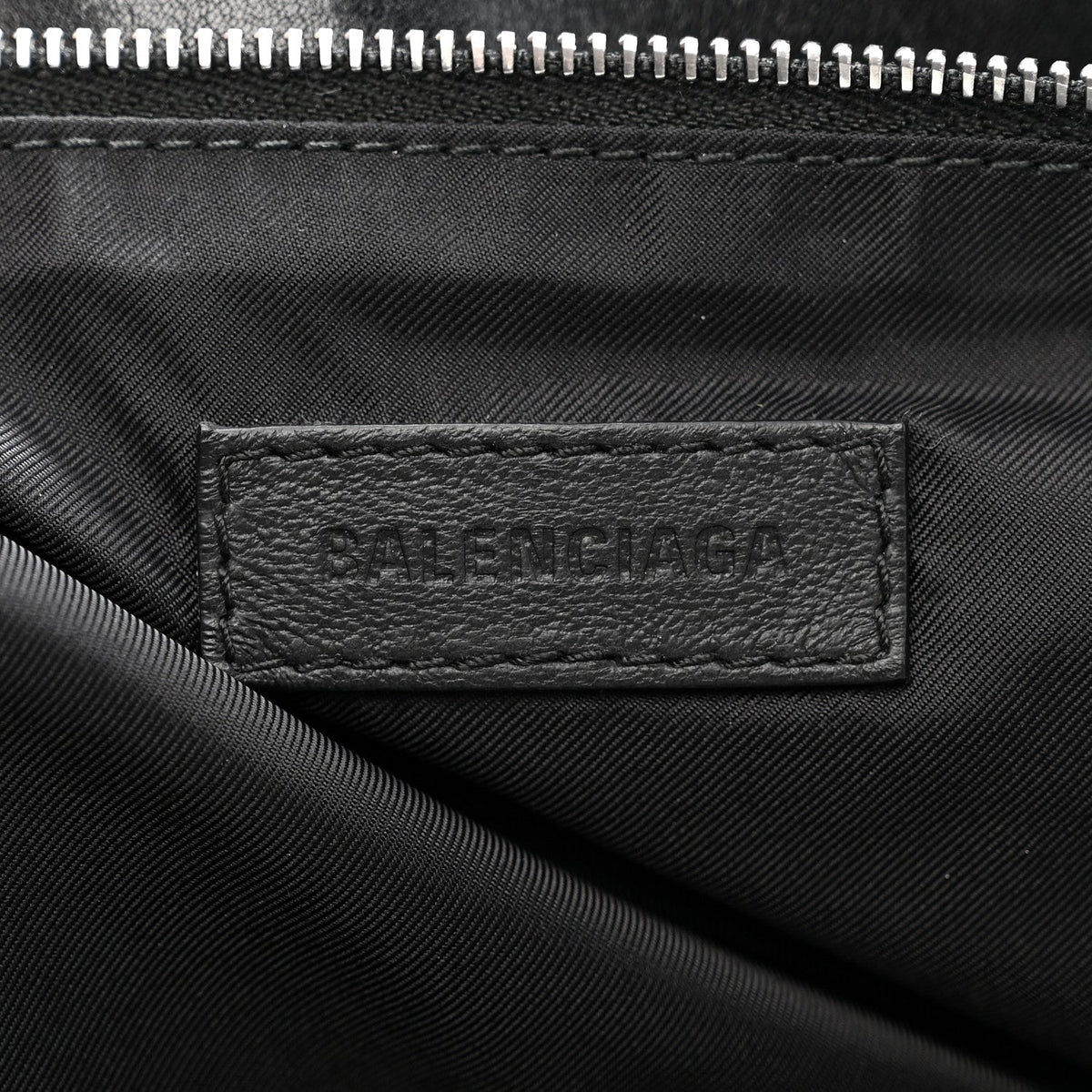 Agneau Large Grungy Messenger Black