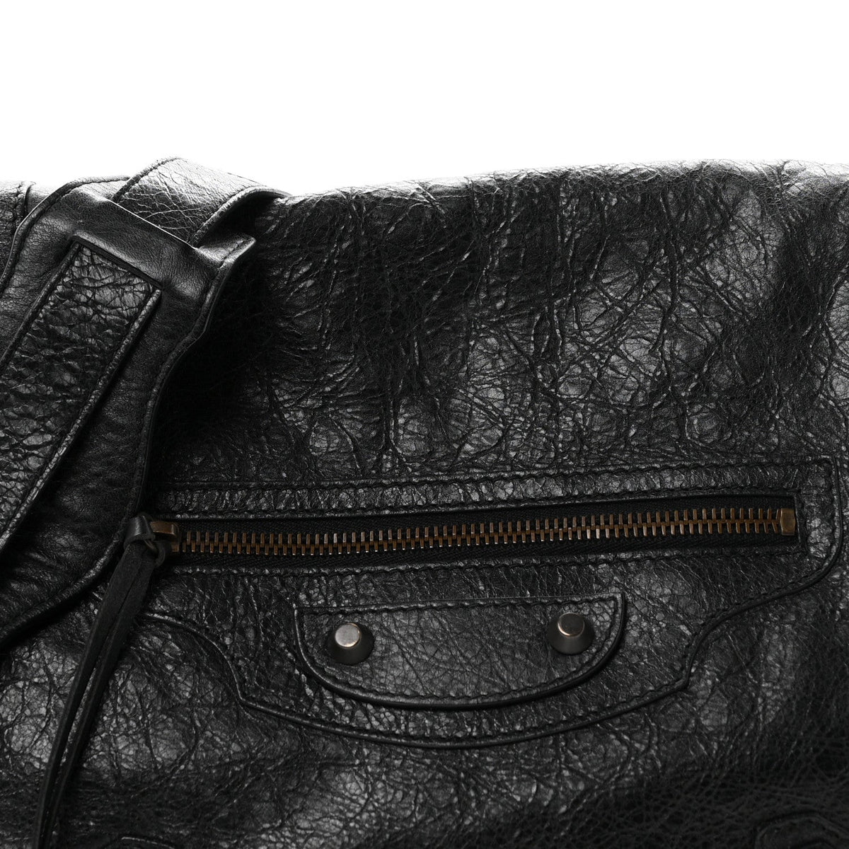 Agneau Classic Hardware Neo Folk Messenger Black
