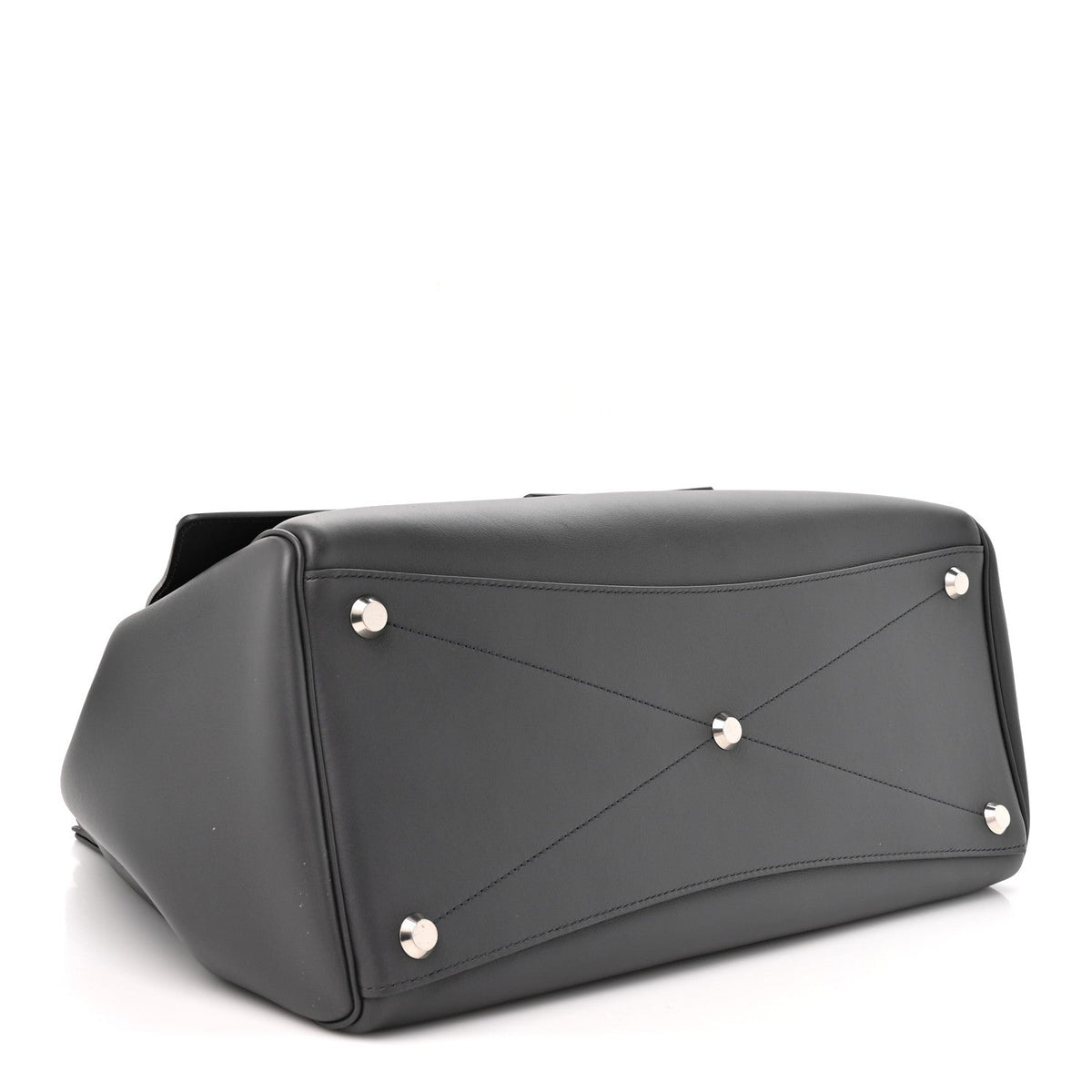 Smooth Calfskin Medium Bel Air Carry All Bag Grey