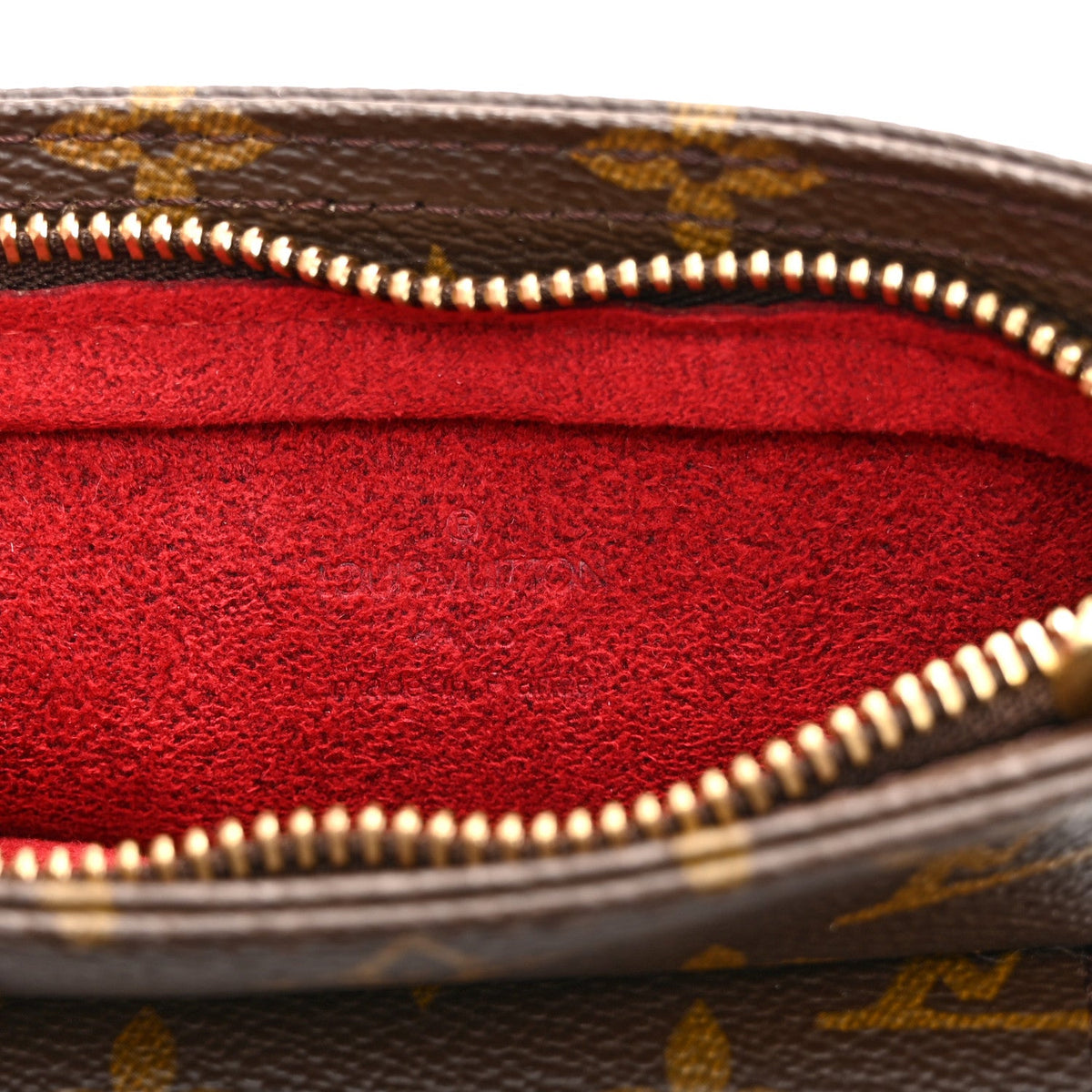 Monogram Partition Wristlet