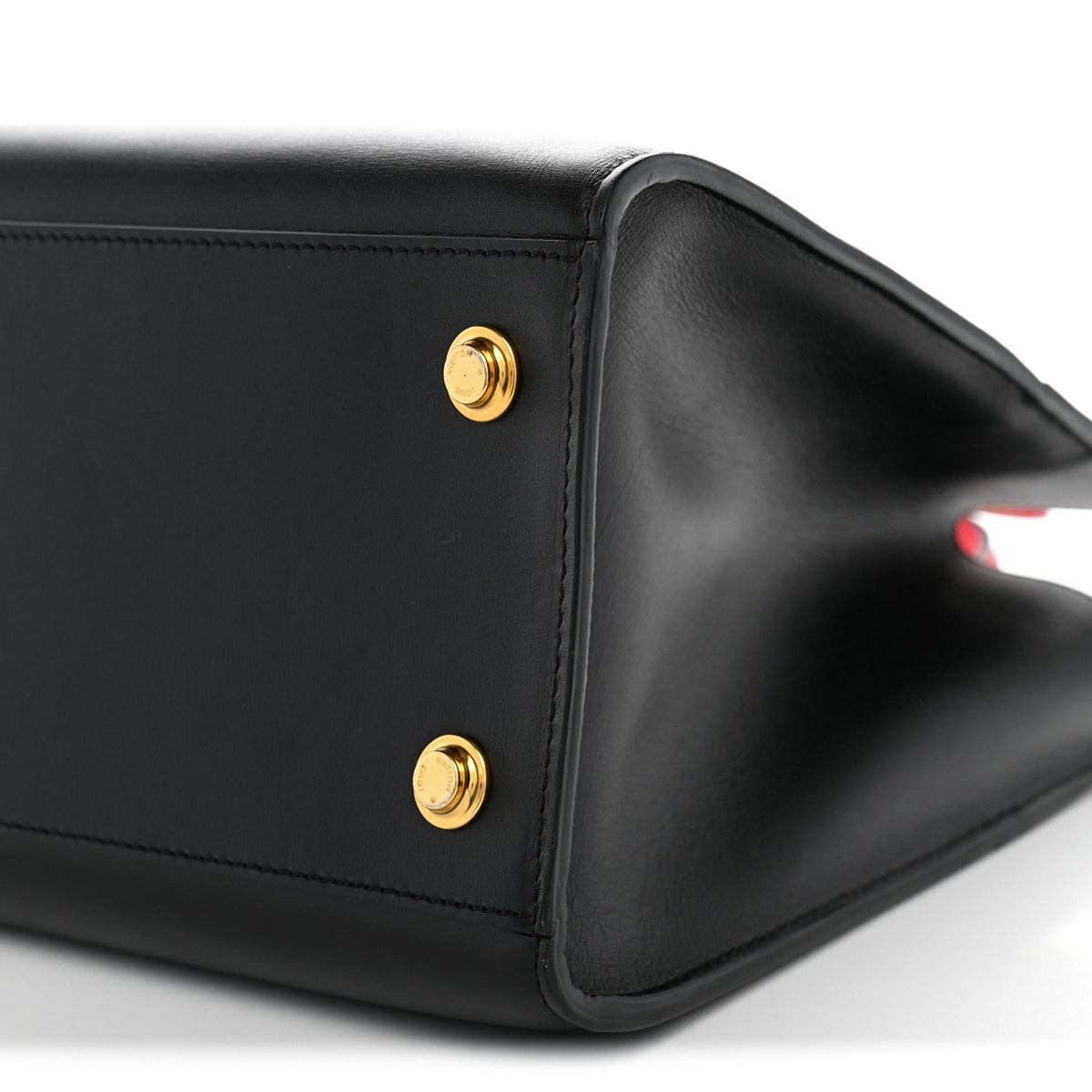 Calfskin City Steamer MM Black Creme Bourgogne