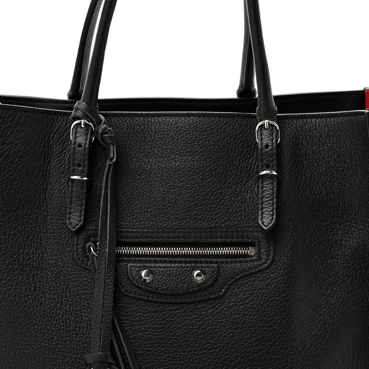 Veau Papier A5 Zip Around Tote Black