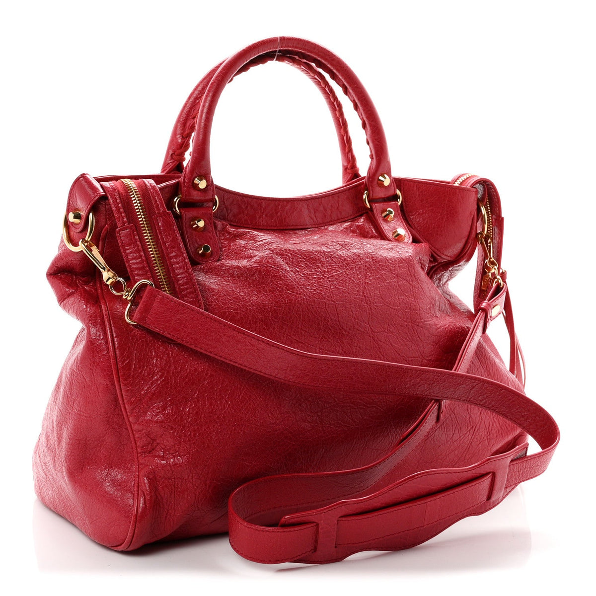 Agneau Classic Gold Hardware Velo Rouge Sapphire