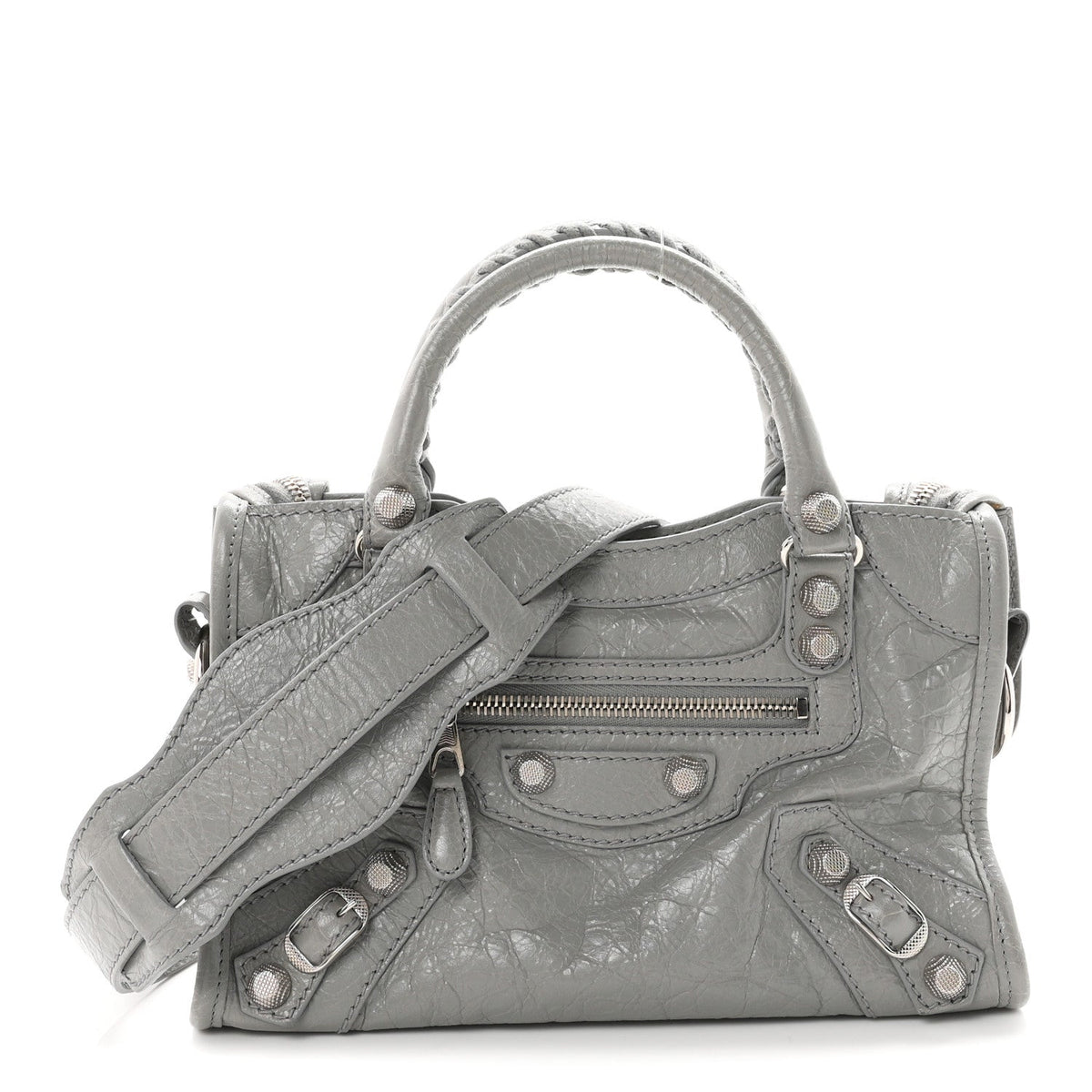 Agneau Giant 12 Silver Hardware Mini City Gris Haussmannien