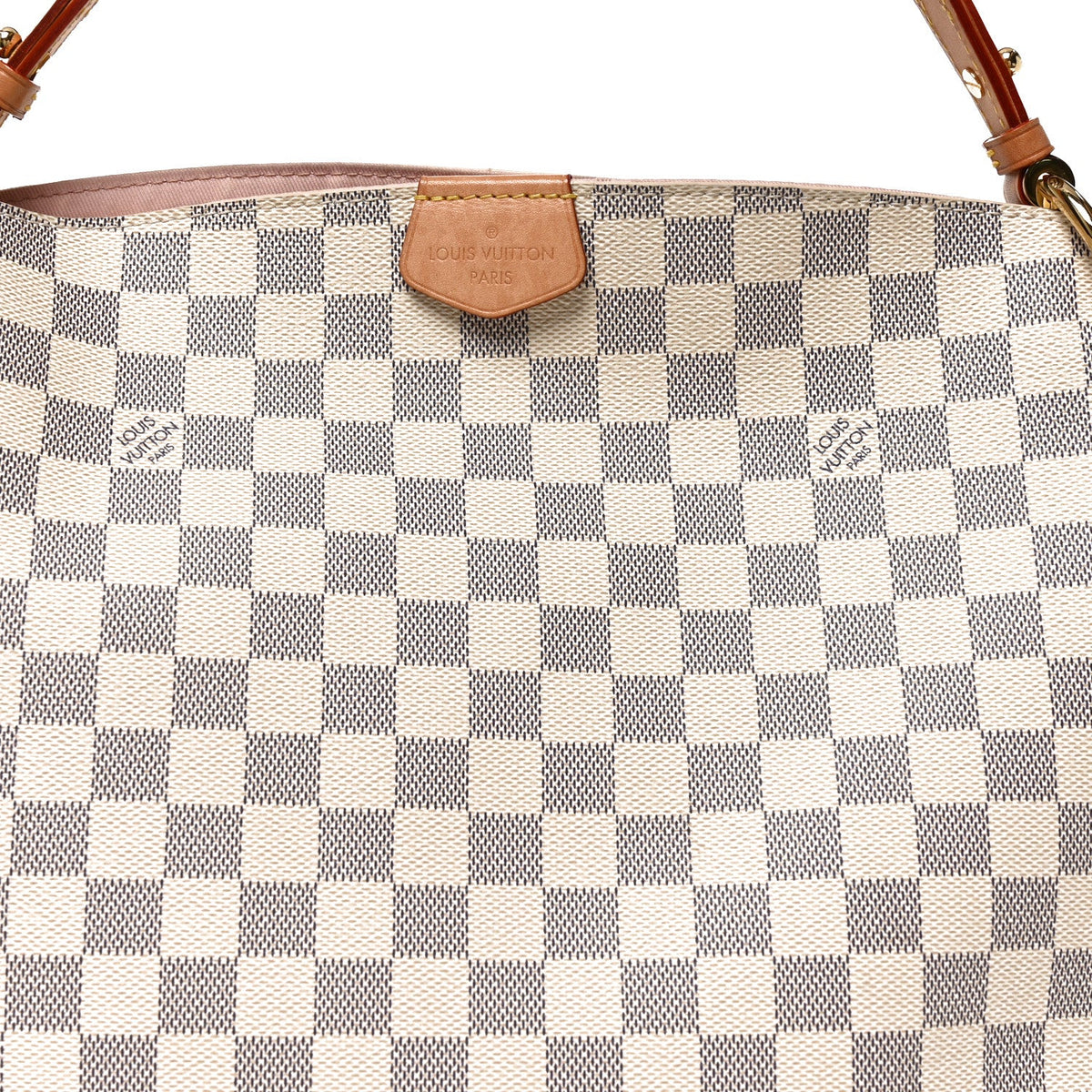 Damier Azur Graceful PM Rose Ballerine