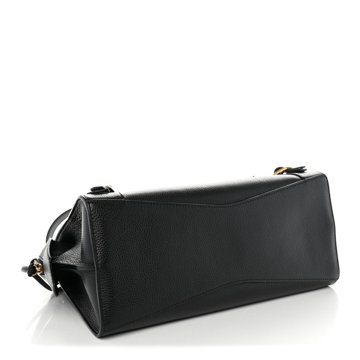 Grained Calfskin Neo Classic Gold Hardware S City Black