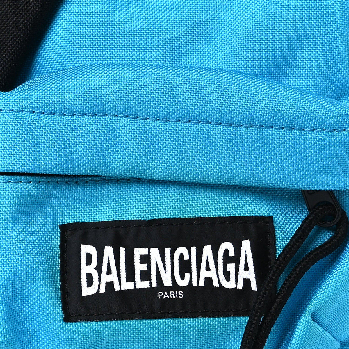 Recycled Casual Nylon Mini Oversized Backpack Cyclades Blue