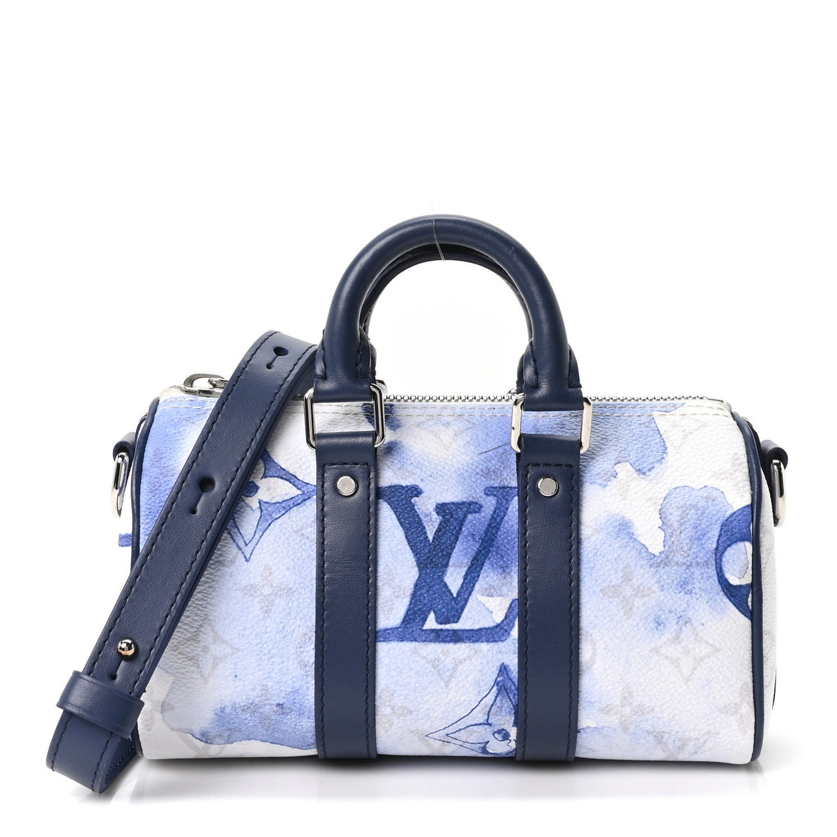 Monogram Watercolor Keepall XS Blue