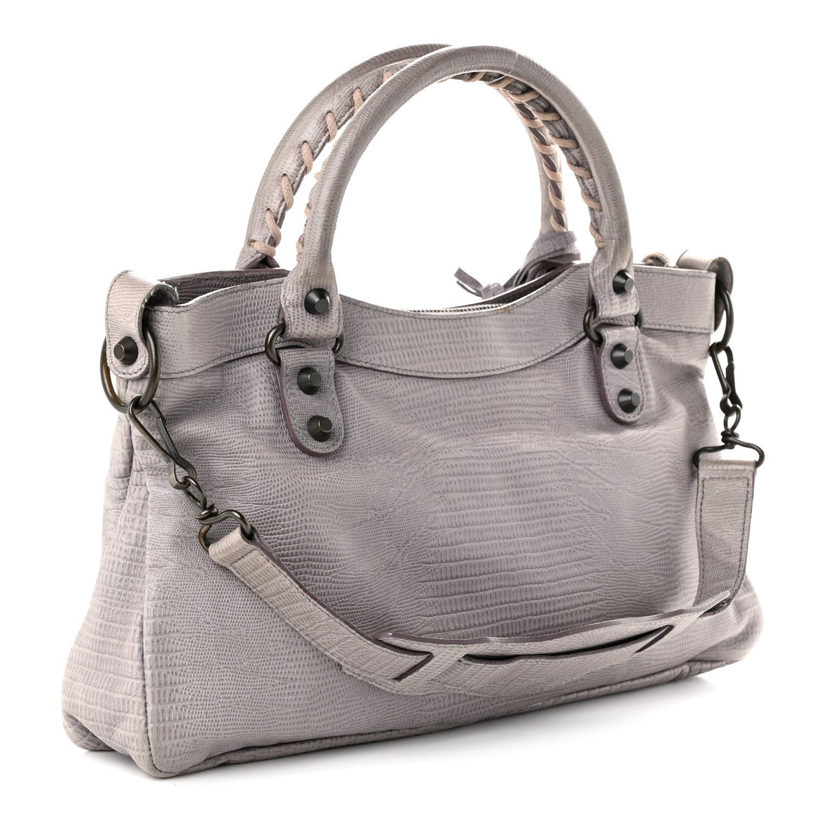 Agneau Lizard Embossed Classic Hardware First Fer