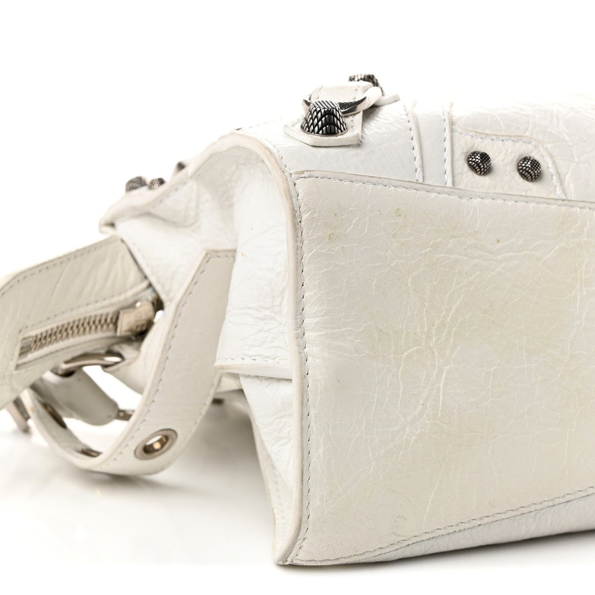Agneau Arena Neo Cagole Handbag XS Optic White Optic White