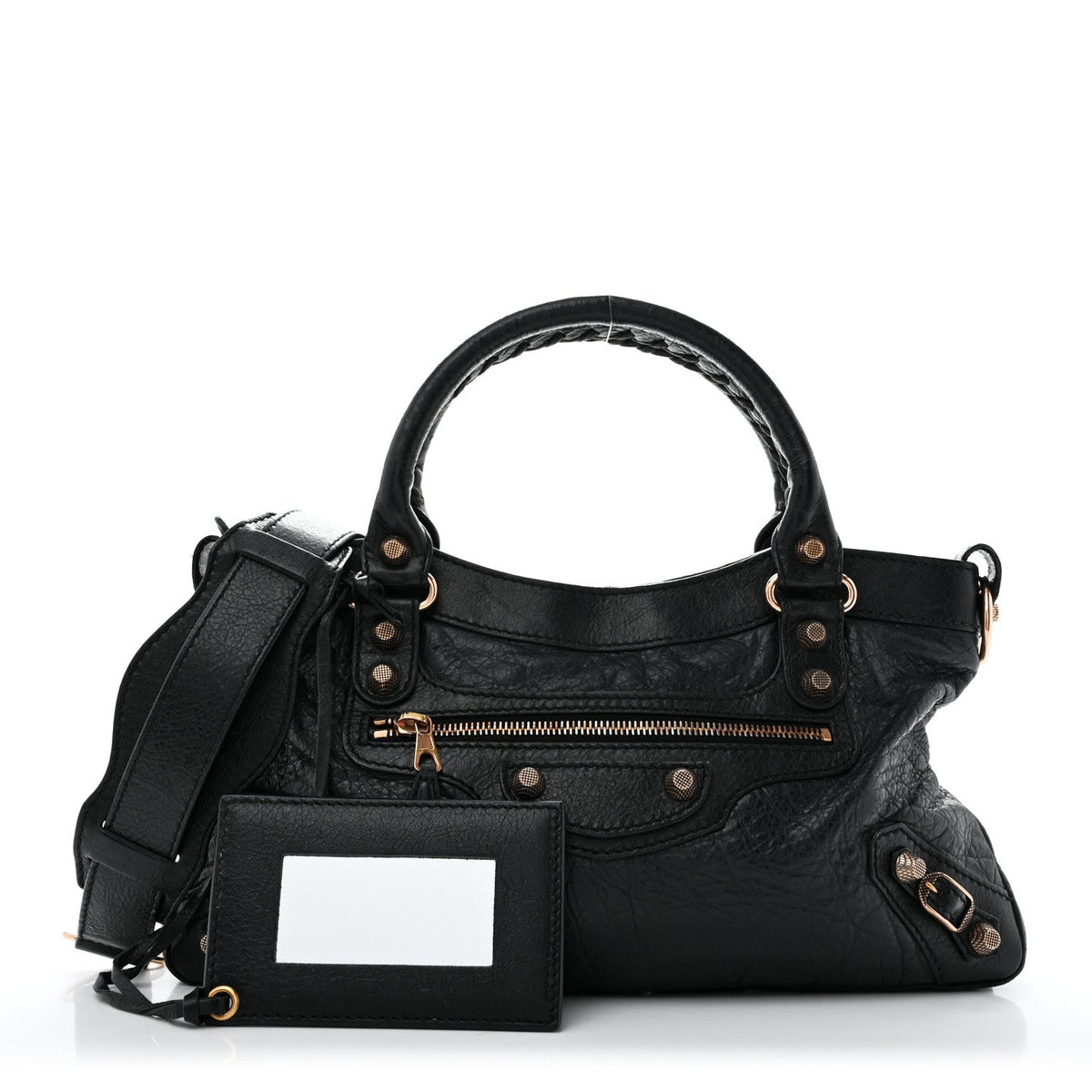 Agneau Giant 12 Rose Gold Hardware First Black