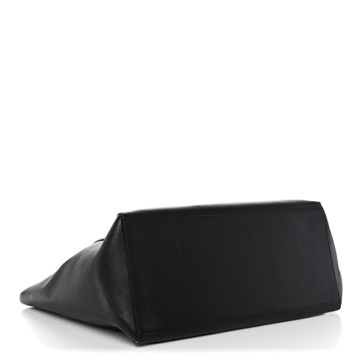 Smooth Calfskin Everyday East West Tote Bag Black