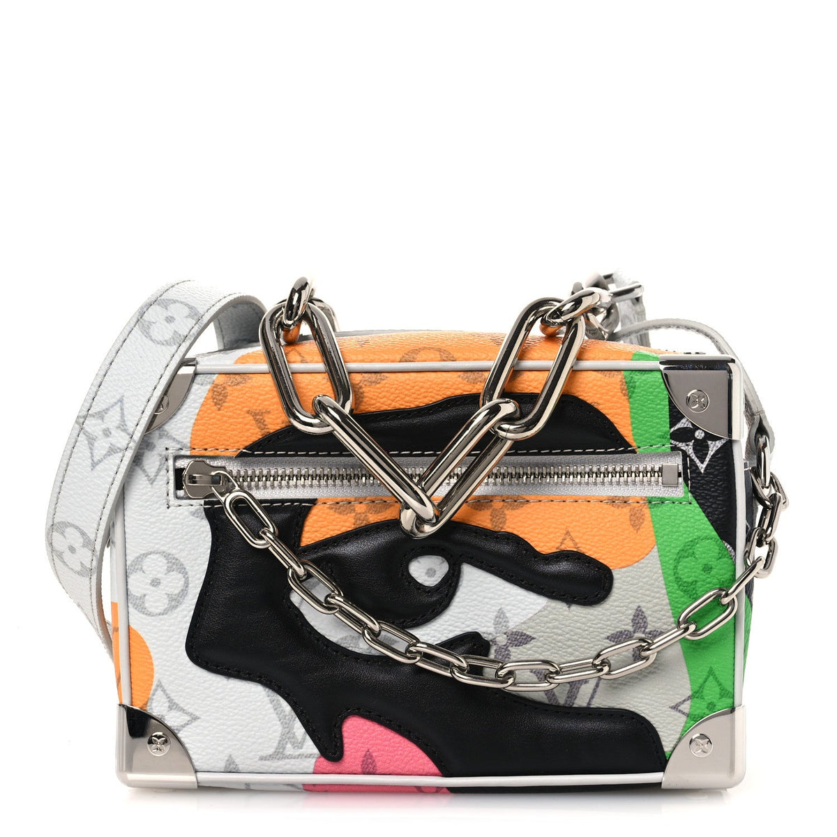 Monogram Patchwork Mini Soft Trunk Multicolor