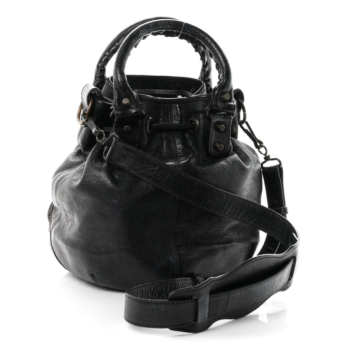 Agneau Classic Hardware Mini Pompon Dark Night