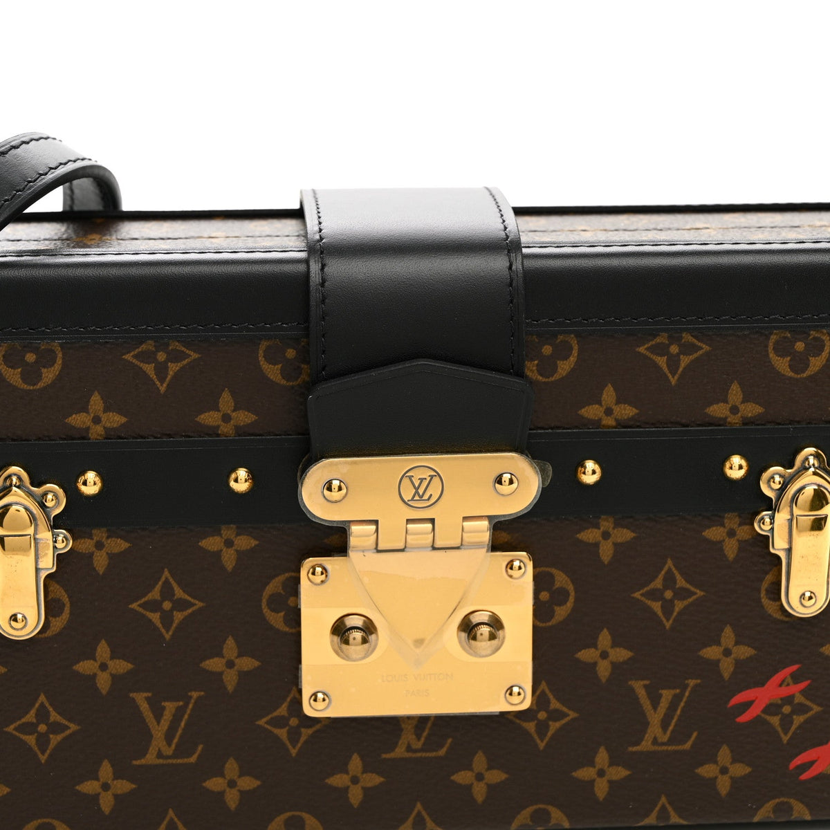 Monogram Petite Malle East West Black