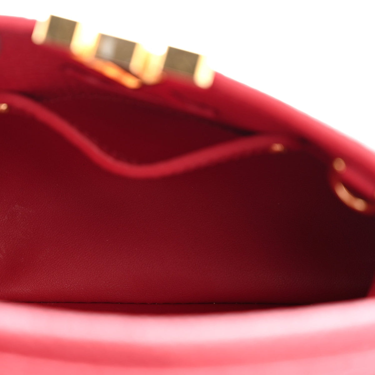 Taurillon Mini Capucines Scarlet