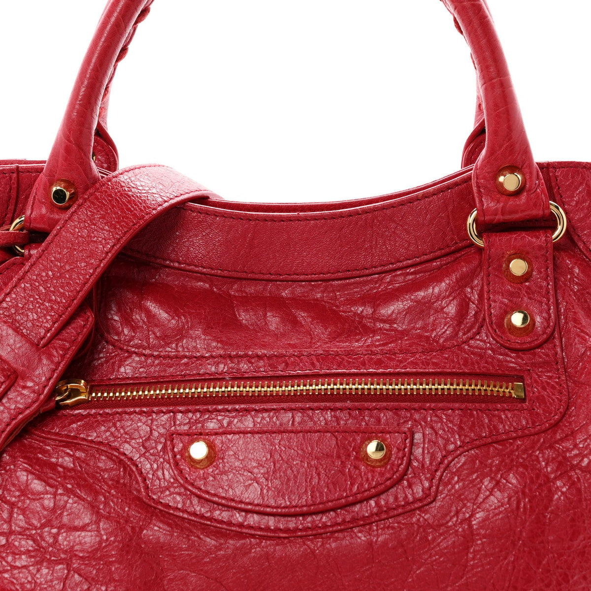 Agneau Classic Gold Hardware Velo Rouge Sapphire