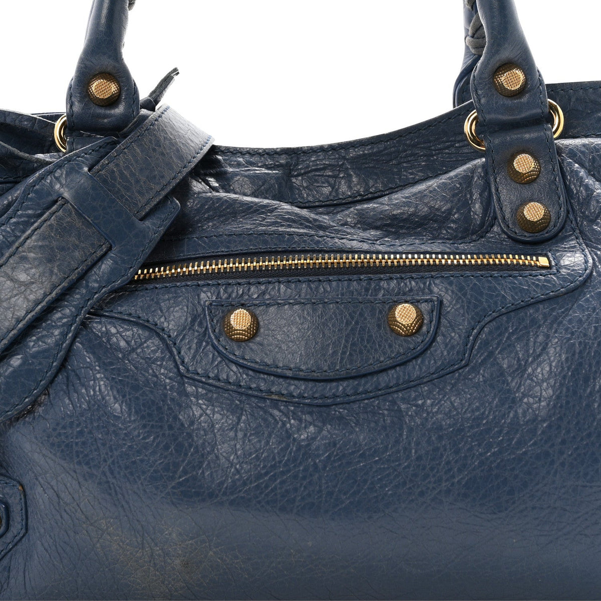 Agneau Giant 12 Gold Hardware City Bleu Persan