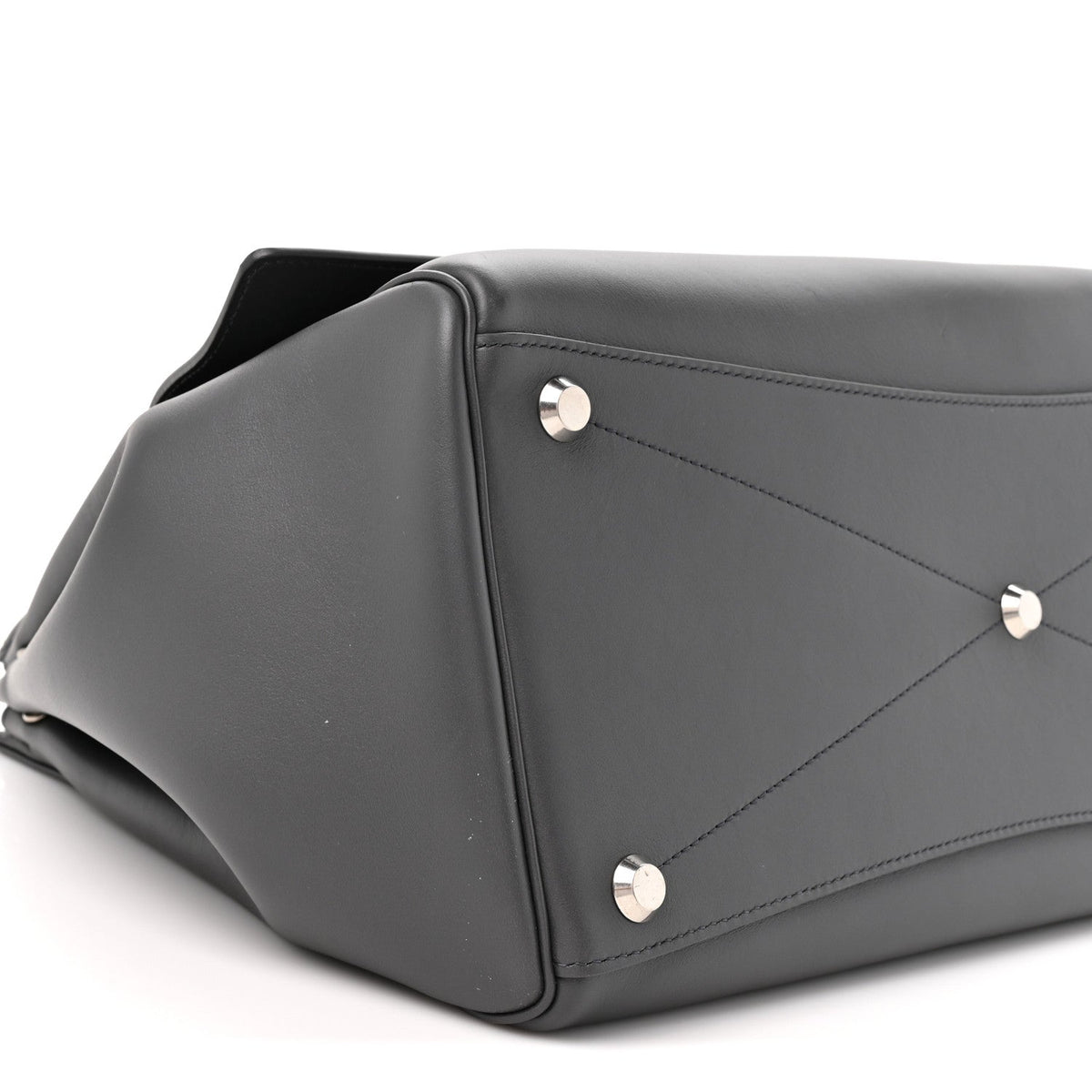 Smooth Calfskin Medium Bel Air Carry All Bag Grey