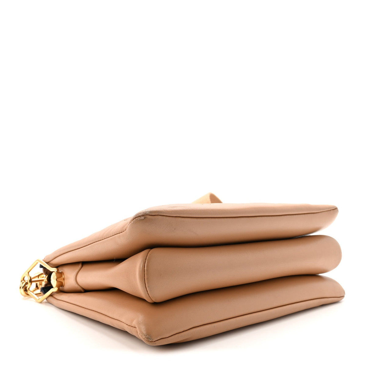 Lambskin Embossed Monogram Coussin PM Camel