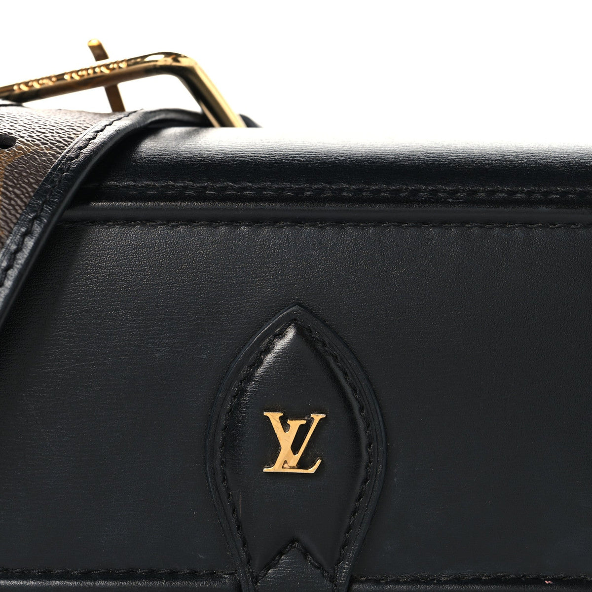 Calfskin Monogram Officier Pouch Black