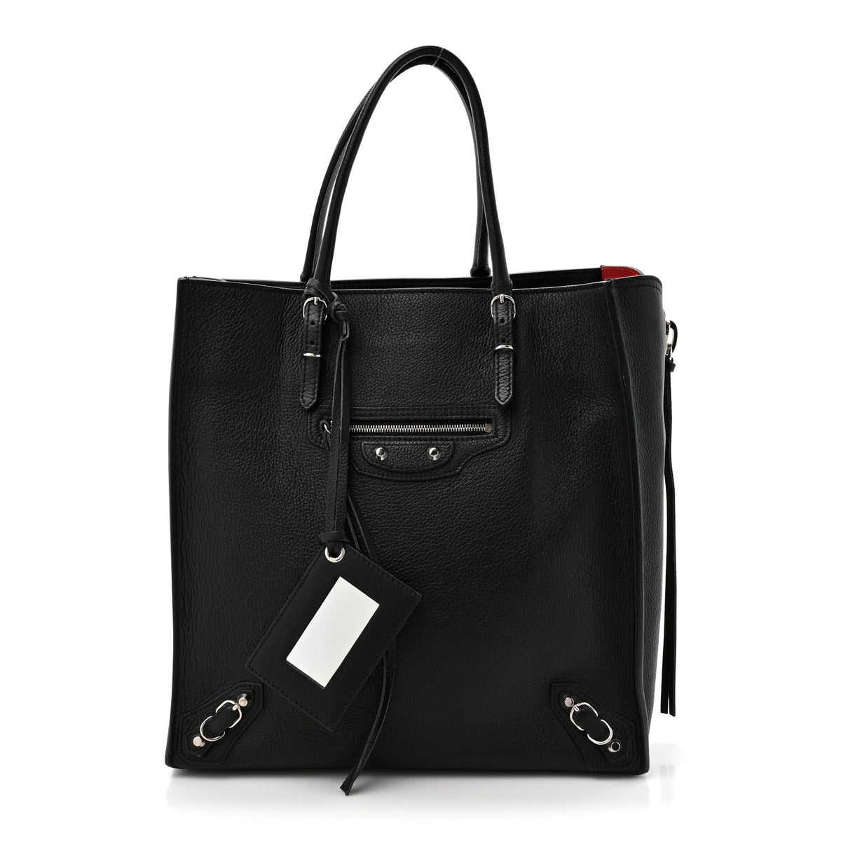 Veau Papier A5 Zip Around Tote Black