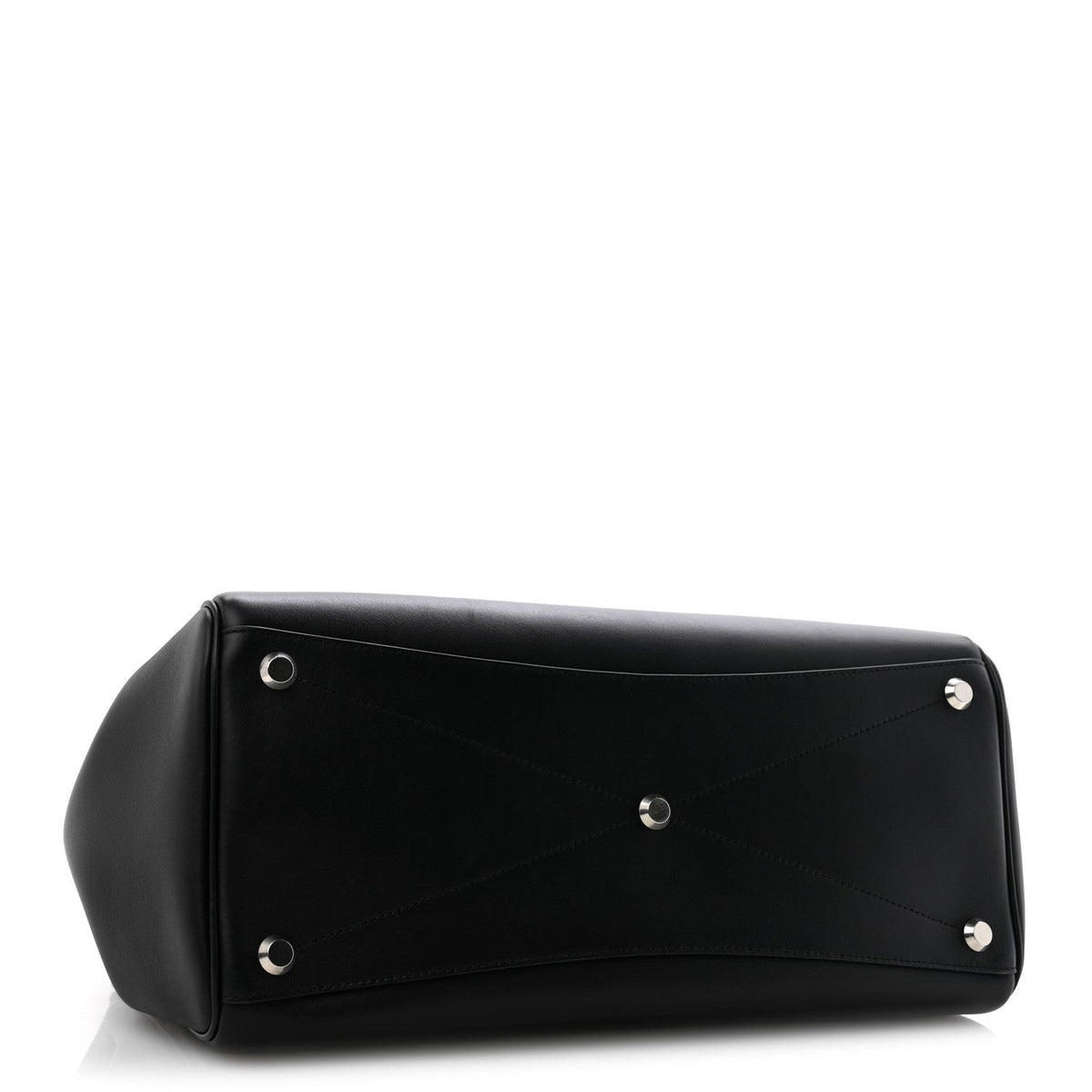 Smooth Calfskin Medium Bel Air Carry All Bag Black