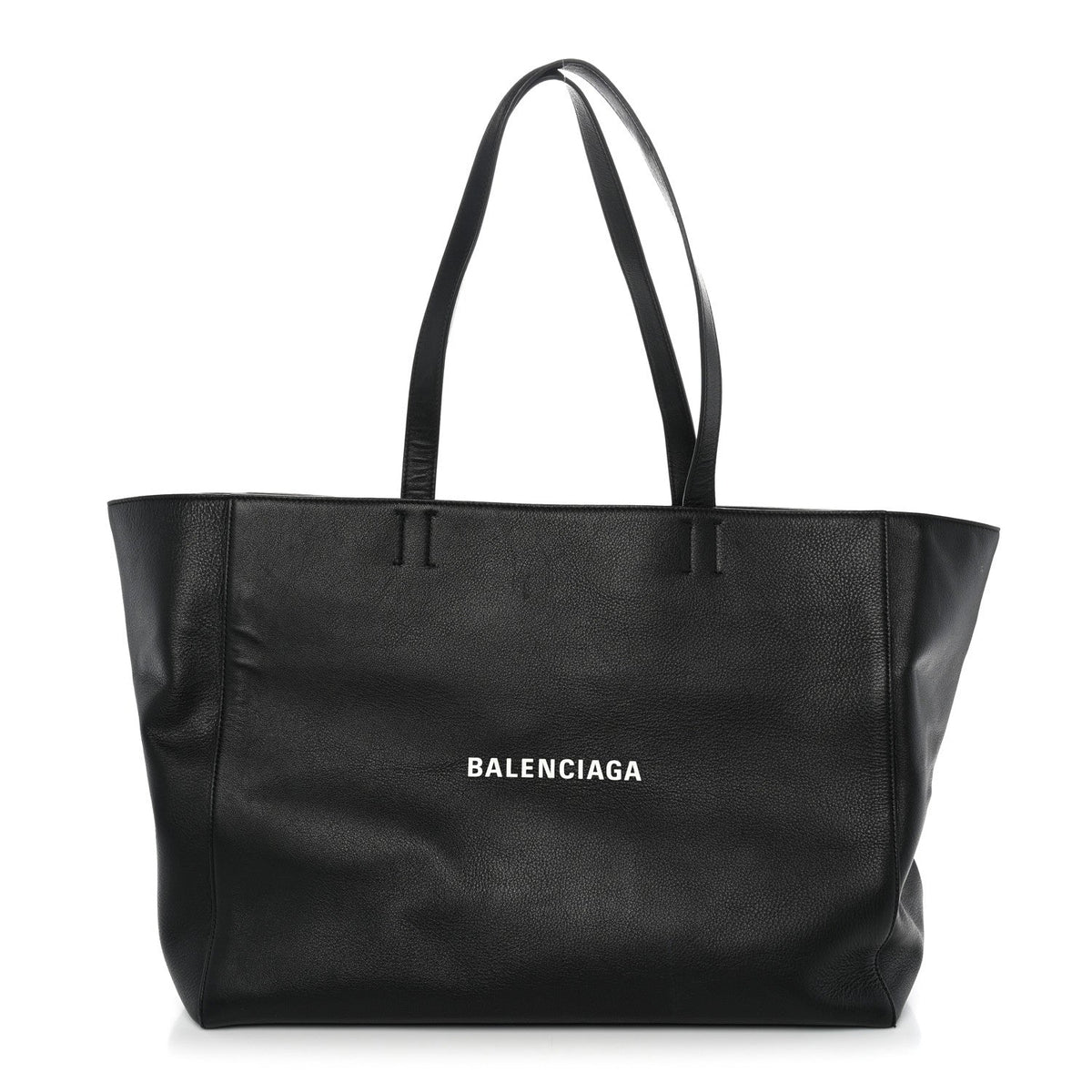 Smooth Calfskin Everyday East West Tote Bag Black