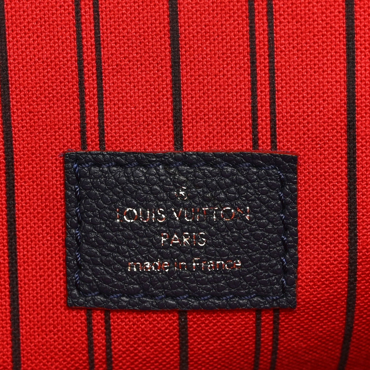 Empreinte Pochette Metis Marine Rouge