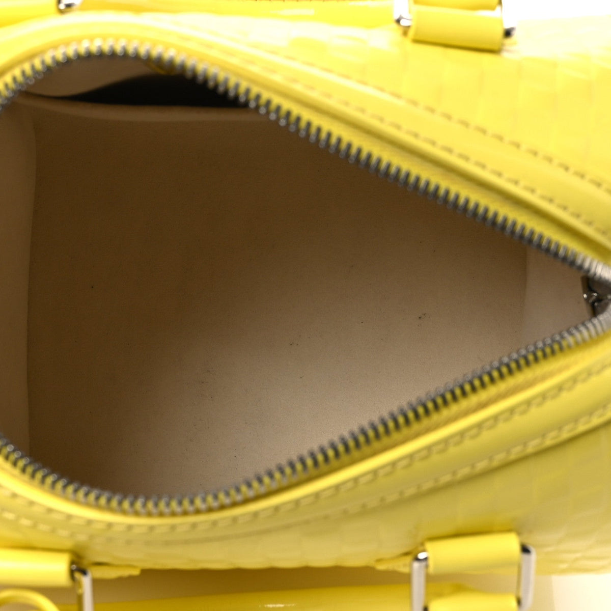 Damier Facette Speedy Cube PM Yellow