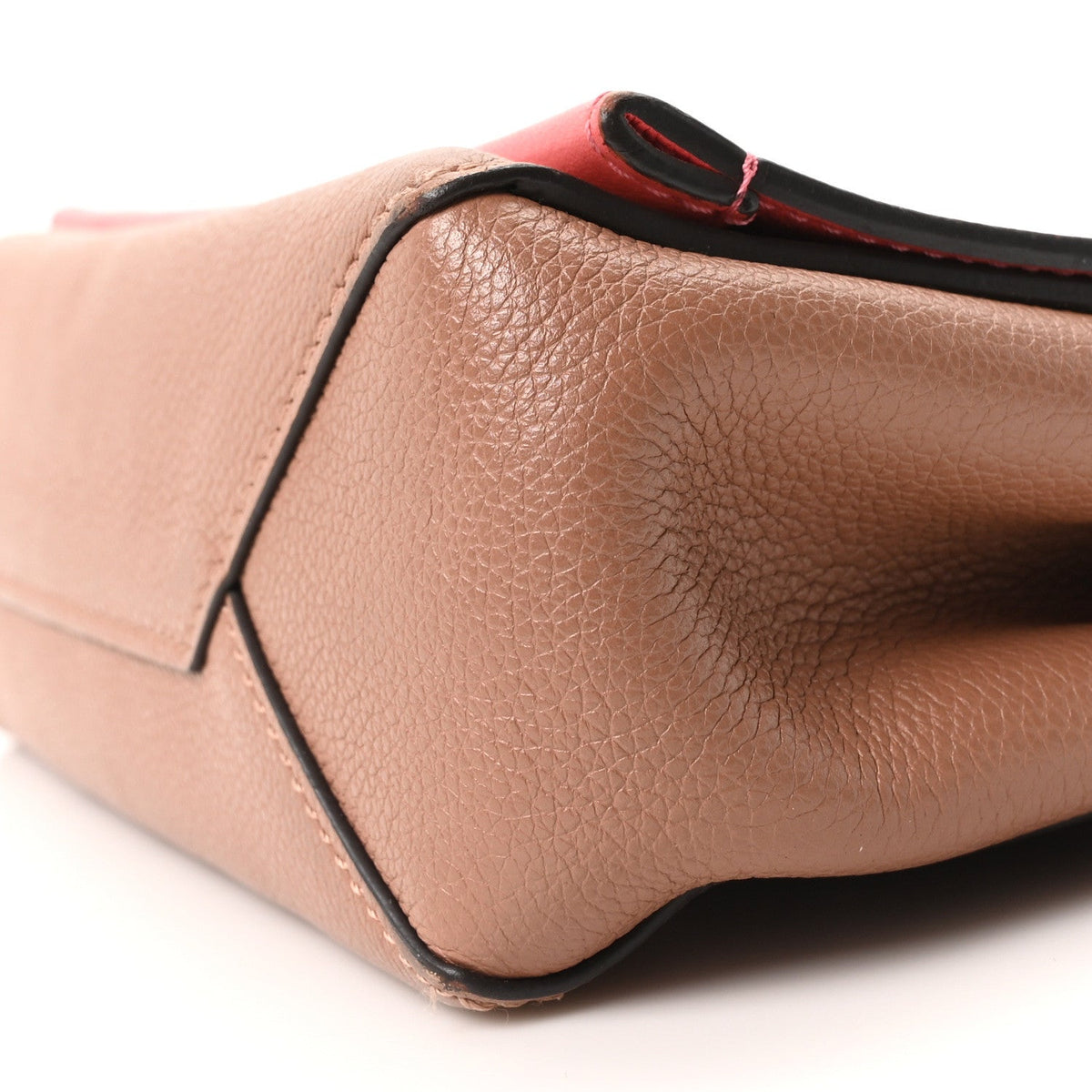 Calfskin Lockme II Chain Bag BB Rose Bruyere