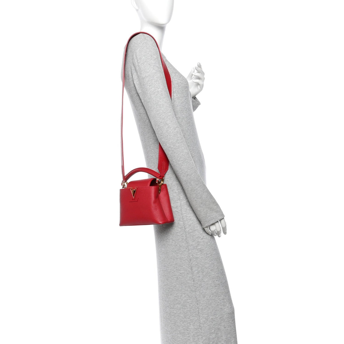 Taurillon Mini Capucines Scarlet