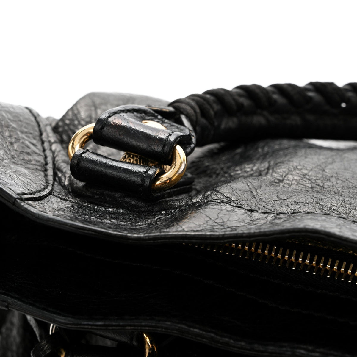 Agneau Giant 12 Gold Hardware Velo Black