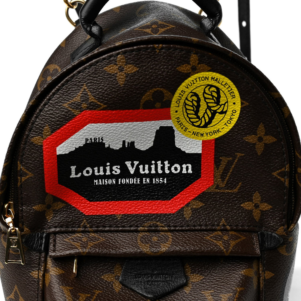 Monogram World Tour Palm Springs Backpack Mini