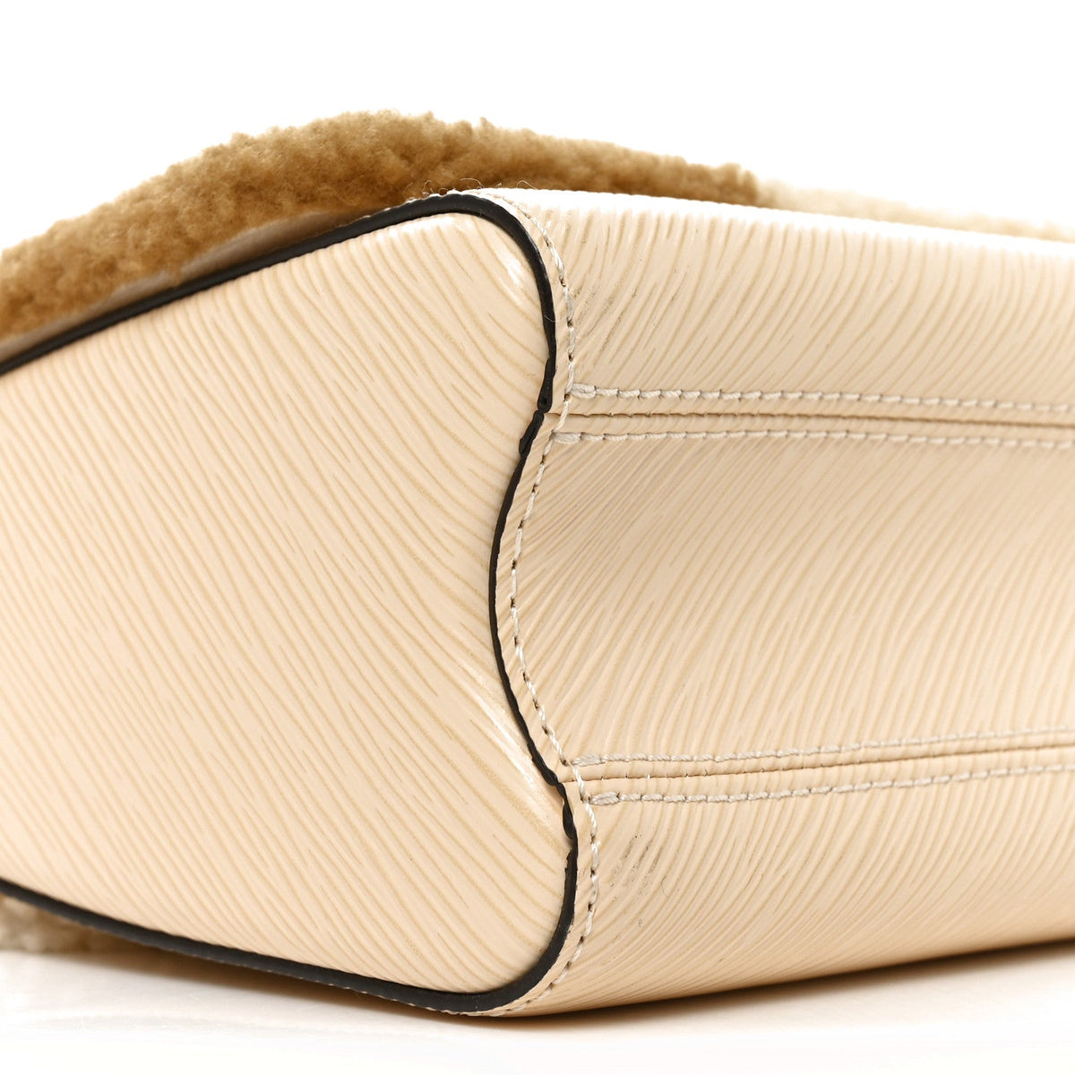 Monogram Epi Teddy Twist MM Creme