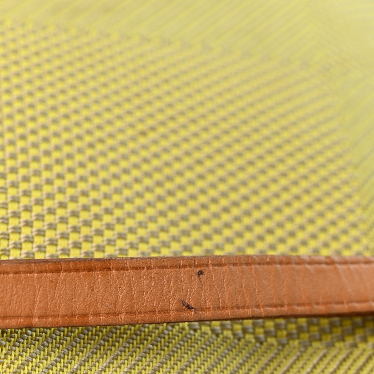 Damier Geant Americas Cup Pochette Accessories Volunteer Bag Yellow